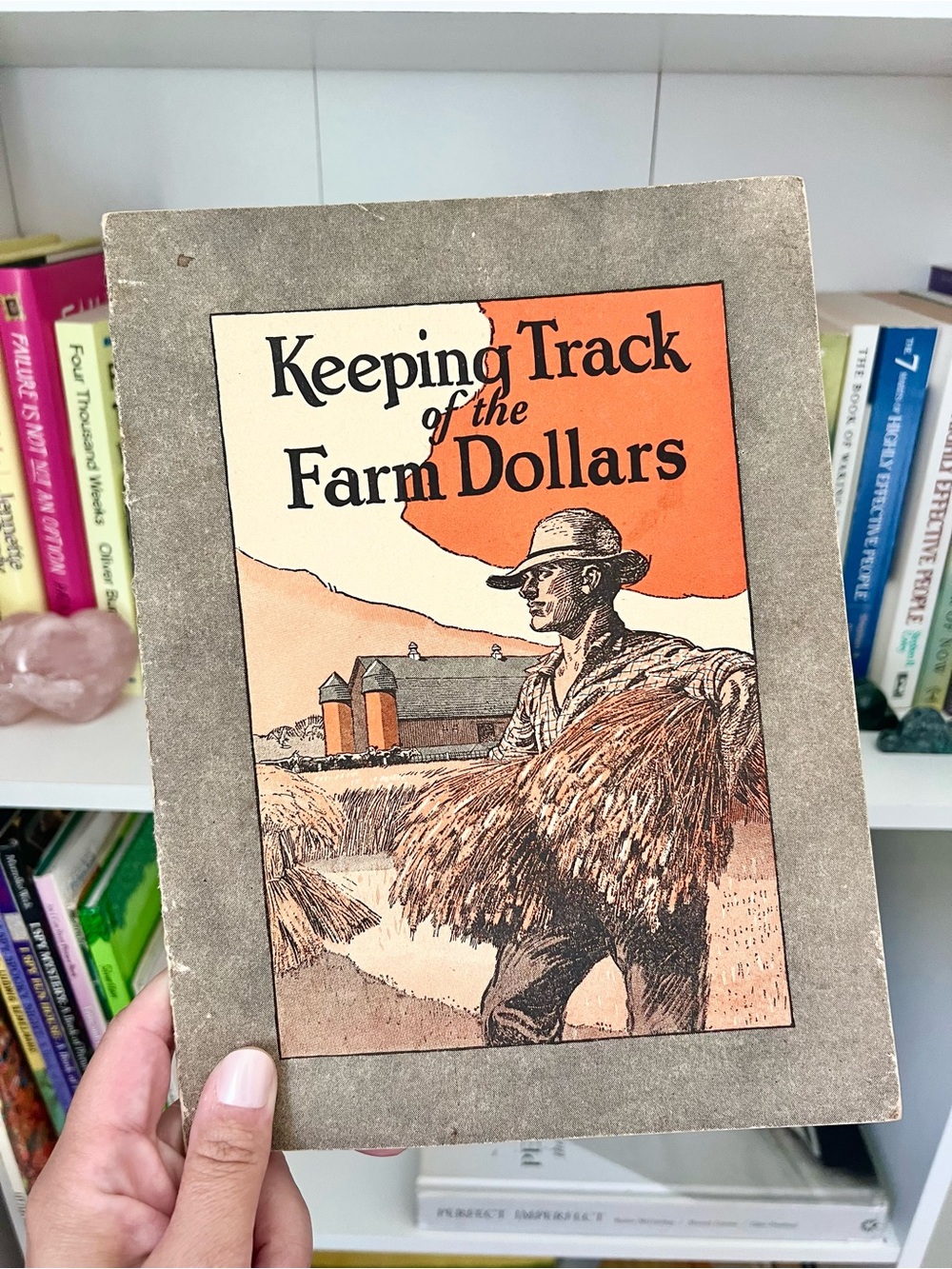 Vintage 1926 John Deere Keeping Track Farm Dollars Ledger Account Book